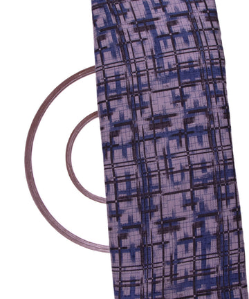 Grey Colour Abstract Print Rayon Fabric